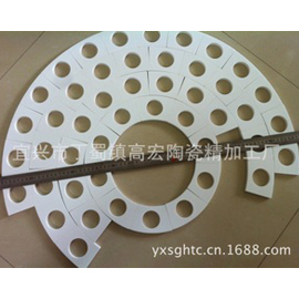 供应氧化铝陶瓷扇形耐磨片 干压成型